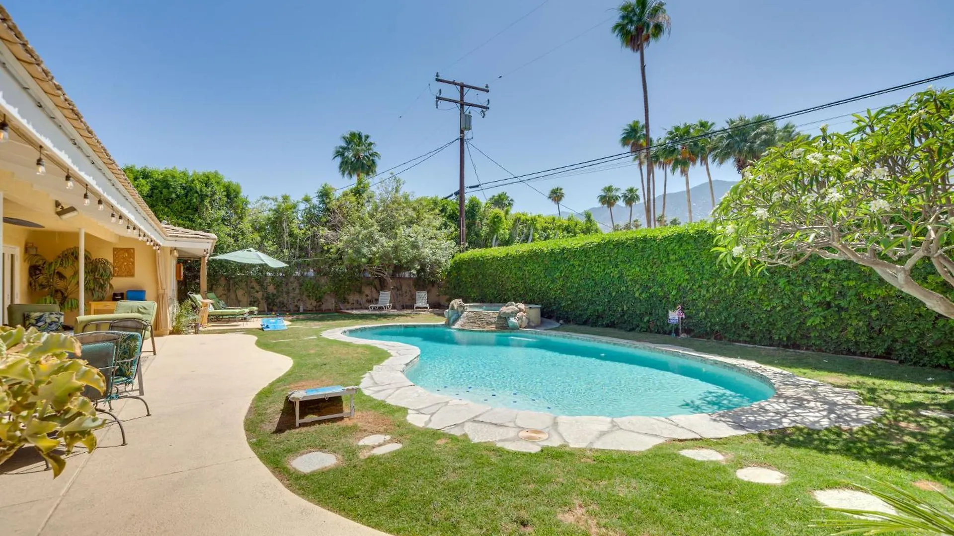 Palm Springs Home Patio, Pool And Mountain Views! Tatil Evi
